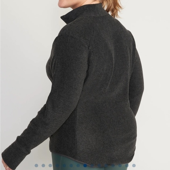 Old Navy Microfleece Mock-Neck Zip-Front Jacket - Picture 2 of 6